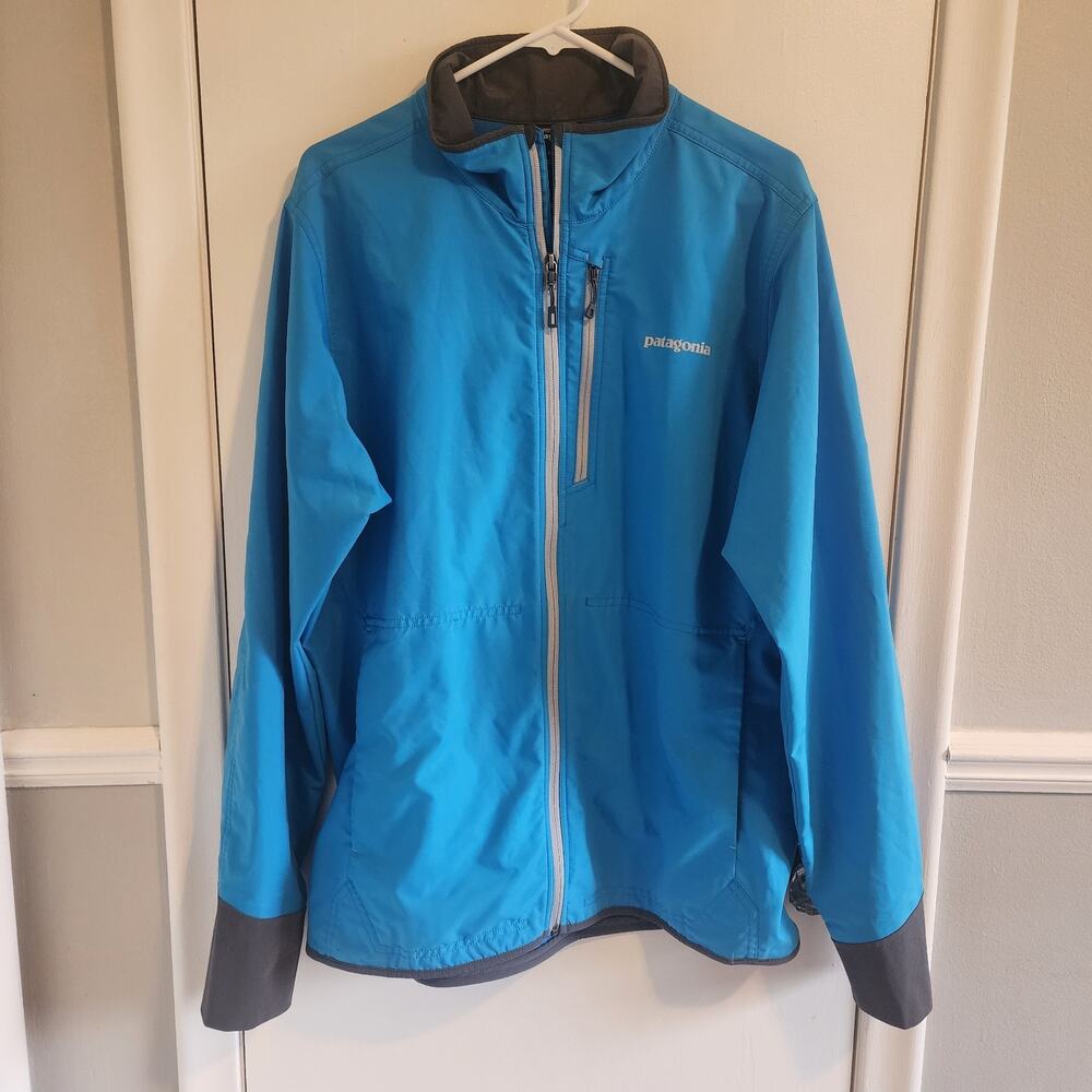 Patagonia Men's XL Jacket Blue Full Zip Up
